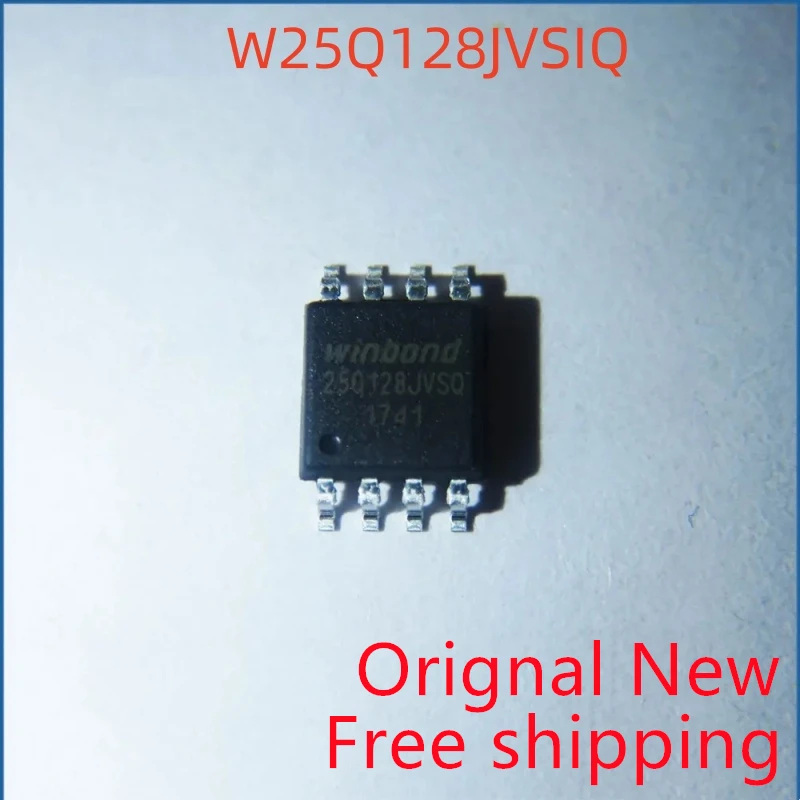 10piece Original NEW W25Q128JVSIQ W25Q128JVSSIQ SOP8 W25Q128JVSQ W25Q128FVSSIG SMT IC, FLASH memory chips W25Q128 25Q128JVSQ