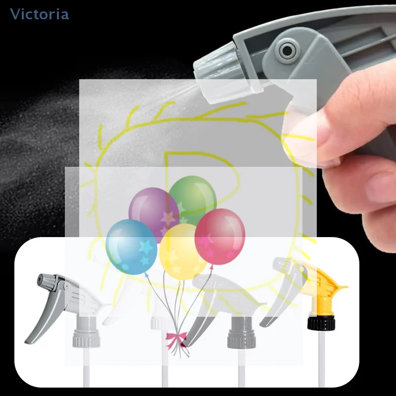Special Chemical Resistant Trigger Sprayer Nozzle For Car Washing Film Mounted Small Spray Bottle Nozzle Car Washing Tool