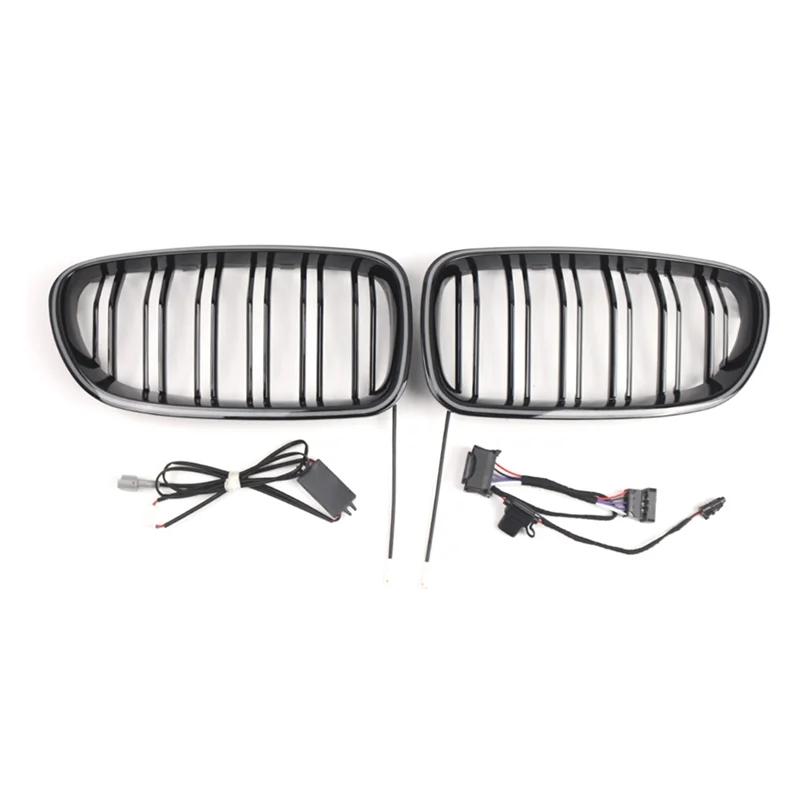 

Double-Line Kidney Grille Front Mesh Grille For BMW 5 Series F10 F11 2010-2016 Racing Grills 51137261355 51137261356