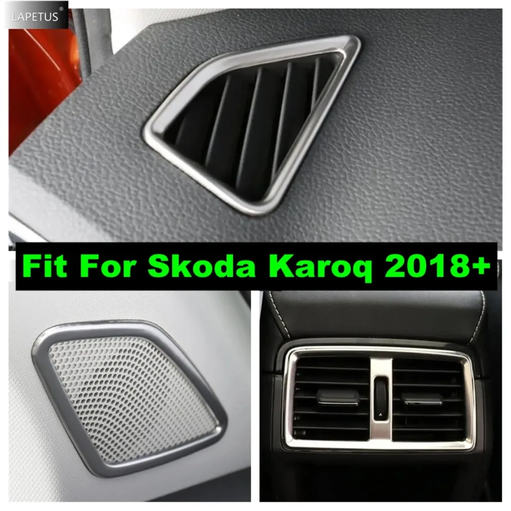 

Car Accessories Pillar A Speaker / Dashboard AC Air Conditioning Decor Panel Cover Trim For Skoda Karoq 2018 2019 2020 2021 2022