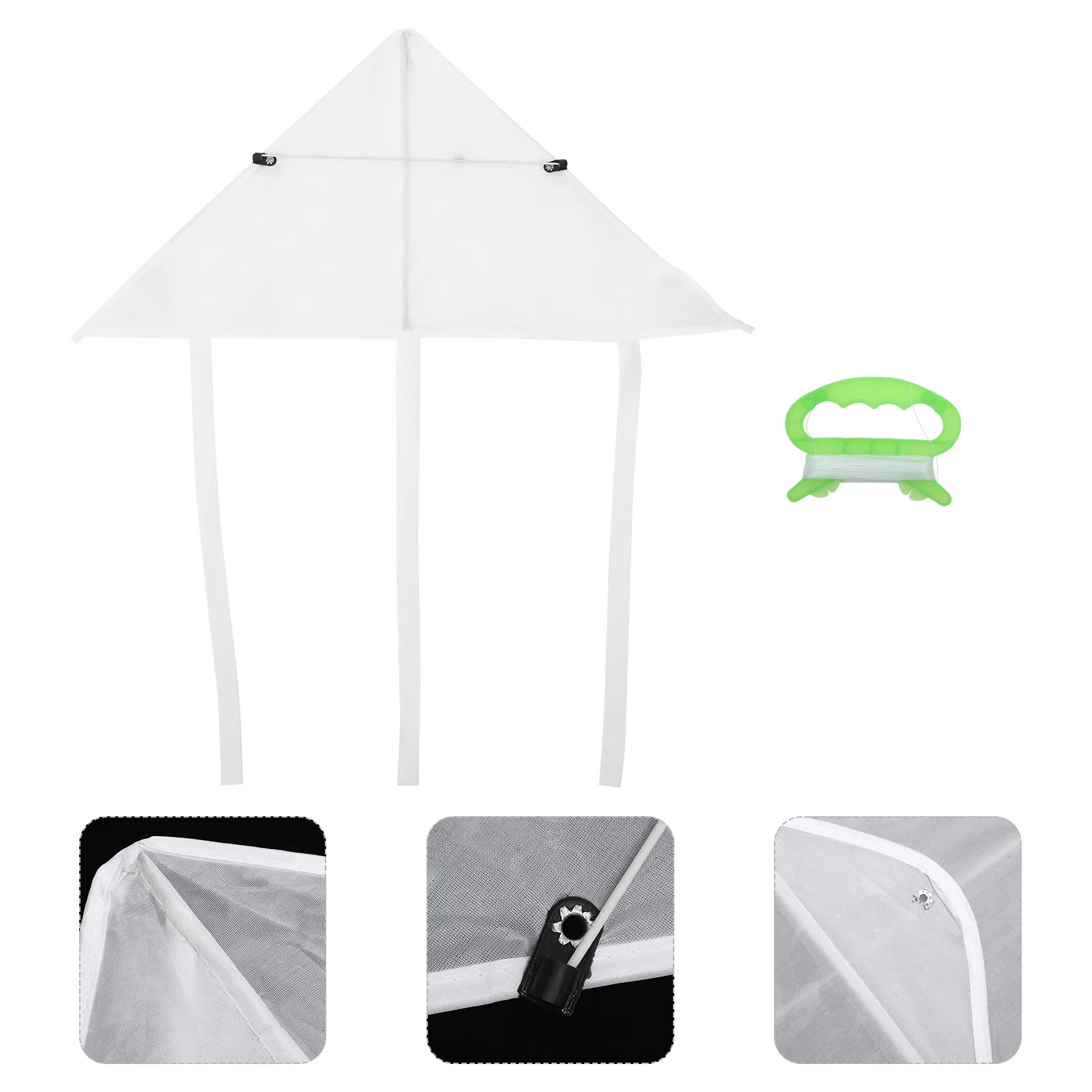 3 Sets Drachen fliegende leere Drachen für DIY Outdoor Handmalerei Chemiefaser Tuch Dekorieren Färbung Kinderspielzeug