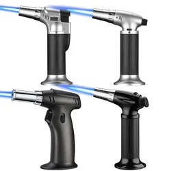 Kitchen Windproof Gas Lighter BBQ Spray Gun Torch Turbo Butane Cigar Cigarette Lighter Metal Jet Camping Survival Tool Outdoor