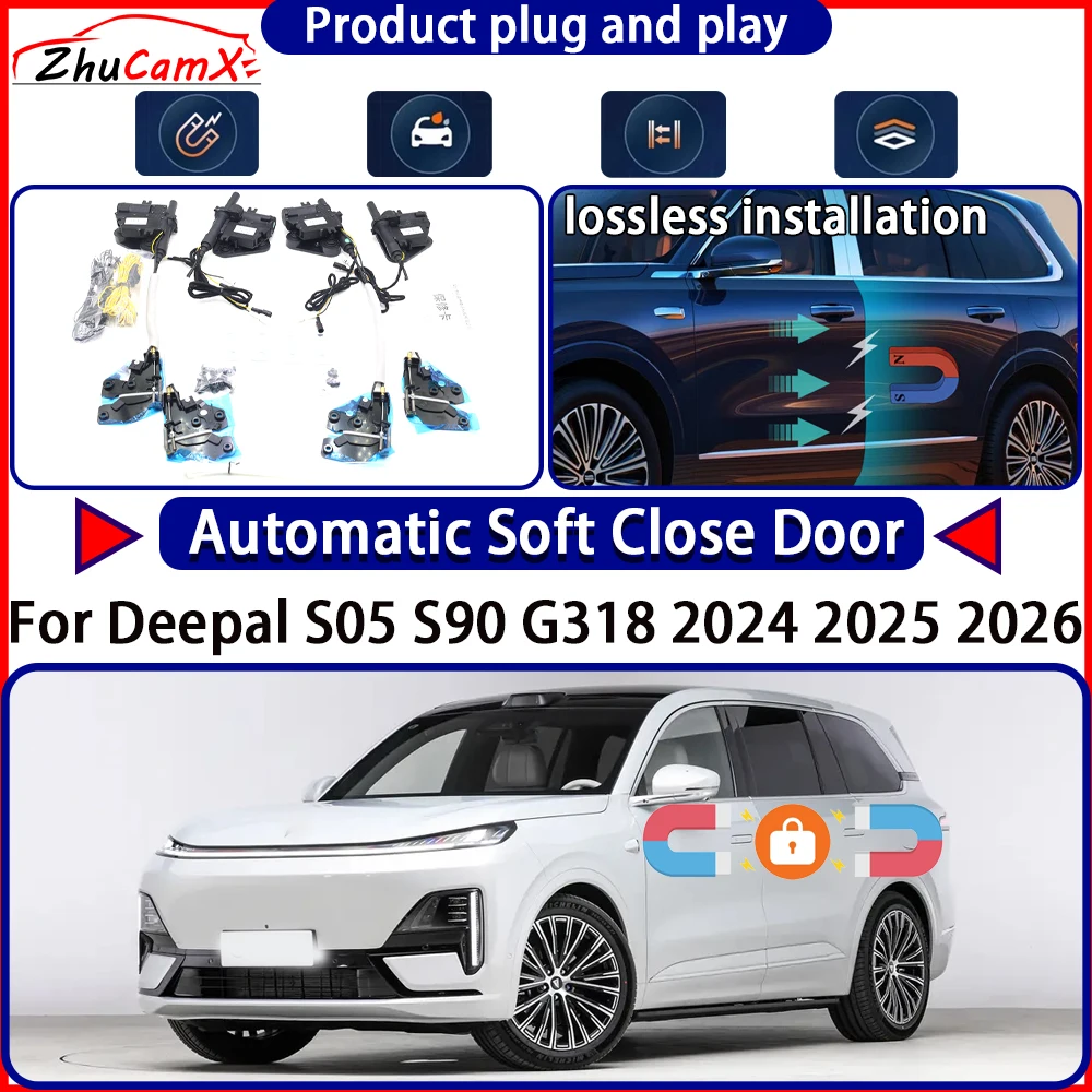 

OEM Door Lock Actuator for Deepal S05 S90 G318 2024 2025 2026 Soft Close Door Kit Power Latch System Auto Pull Door Easy Close