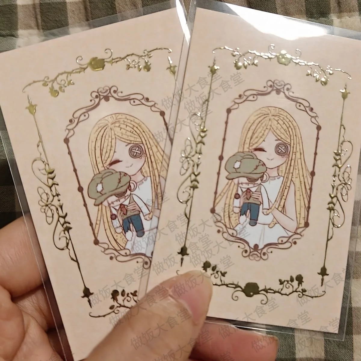 CP31 старая серия, пятая личность, косплей, горячее тиснение, 54x85 мм, маленькая девочка, 2 фотографии