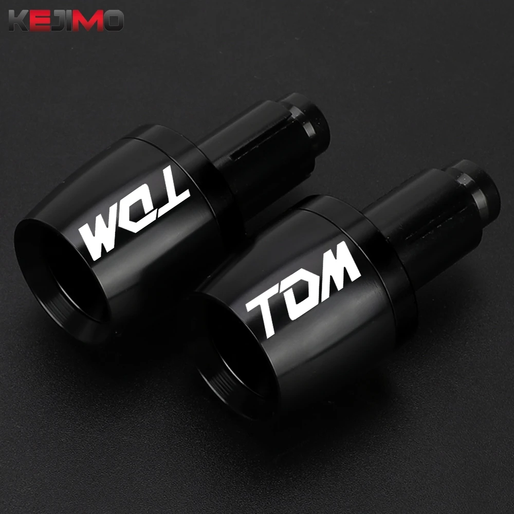 

TDM 900 850 TDM850 4TX 3VD TDM900 CNC 7/8"22MM Grips Handle Bar Cap End Plugs Motorcycle Accessories For YAMAHA TDM900 2004-2014