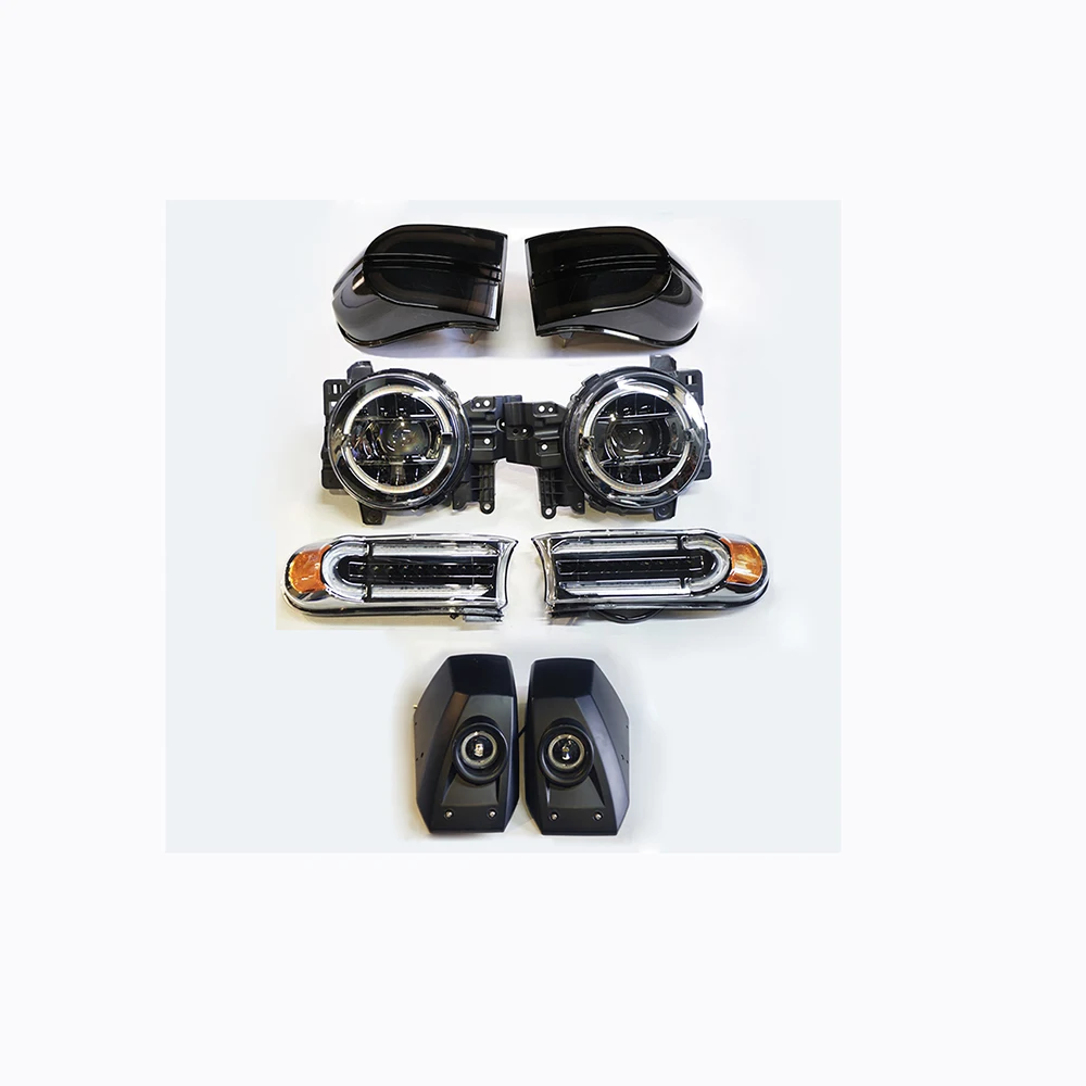 

LED Headlight Assembly For Toyota Fj Cruiser Turn Signal High Performance Running Lights