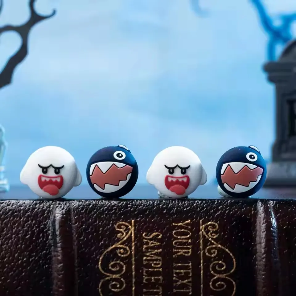 4PCS ซิลิโคนนุ่ม Thumb Stick Grip CAP เกมอุปกรณ์เสริมจอยสติ๊กสําหรับ Nintendo SWITCH Oled/Lite Controller Thumbstick กรณี