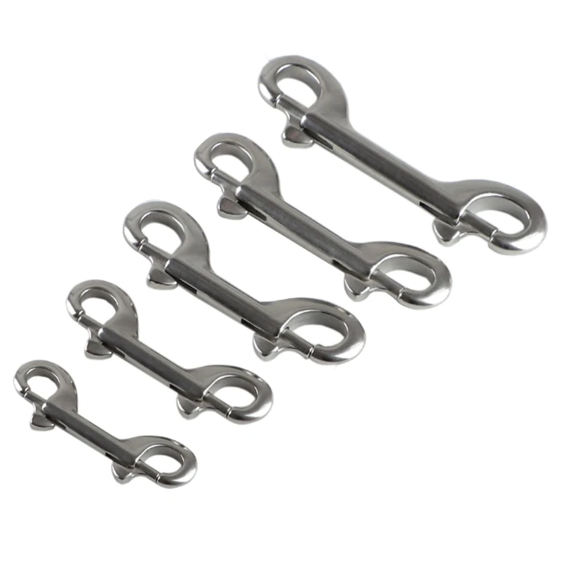 Stainless Steel Double Ended Hook Scubas Diving Clip Replacement Quickly Link Carabiner Diving Accessories Easy to Use Dropship