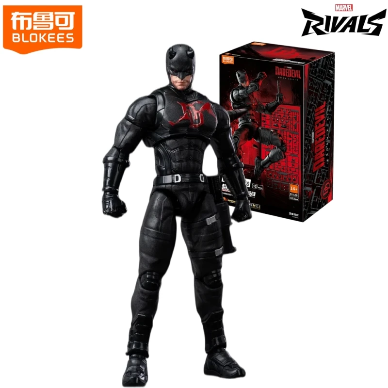 BLOKEES Marvel Rivals Klocki Konstrukcyjne Spider-Man Anti-Venom Daredevil Model do Składania Dekoracja na Biurko Zabawka Prezent — 2
