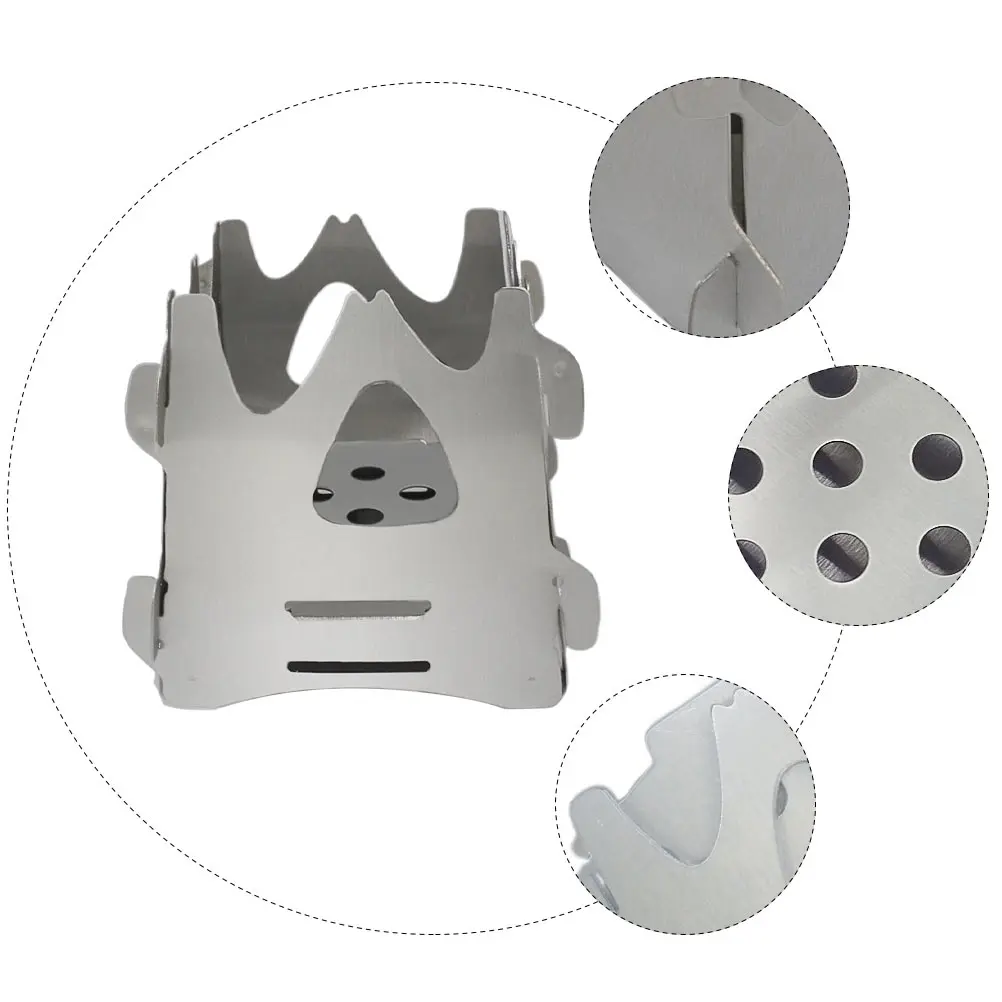 

Barbecue Stove Camper Outdoor Stainless Steel Furnace Portable for Camping Travel