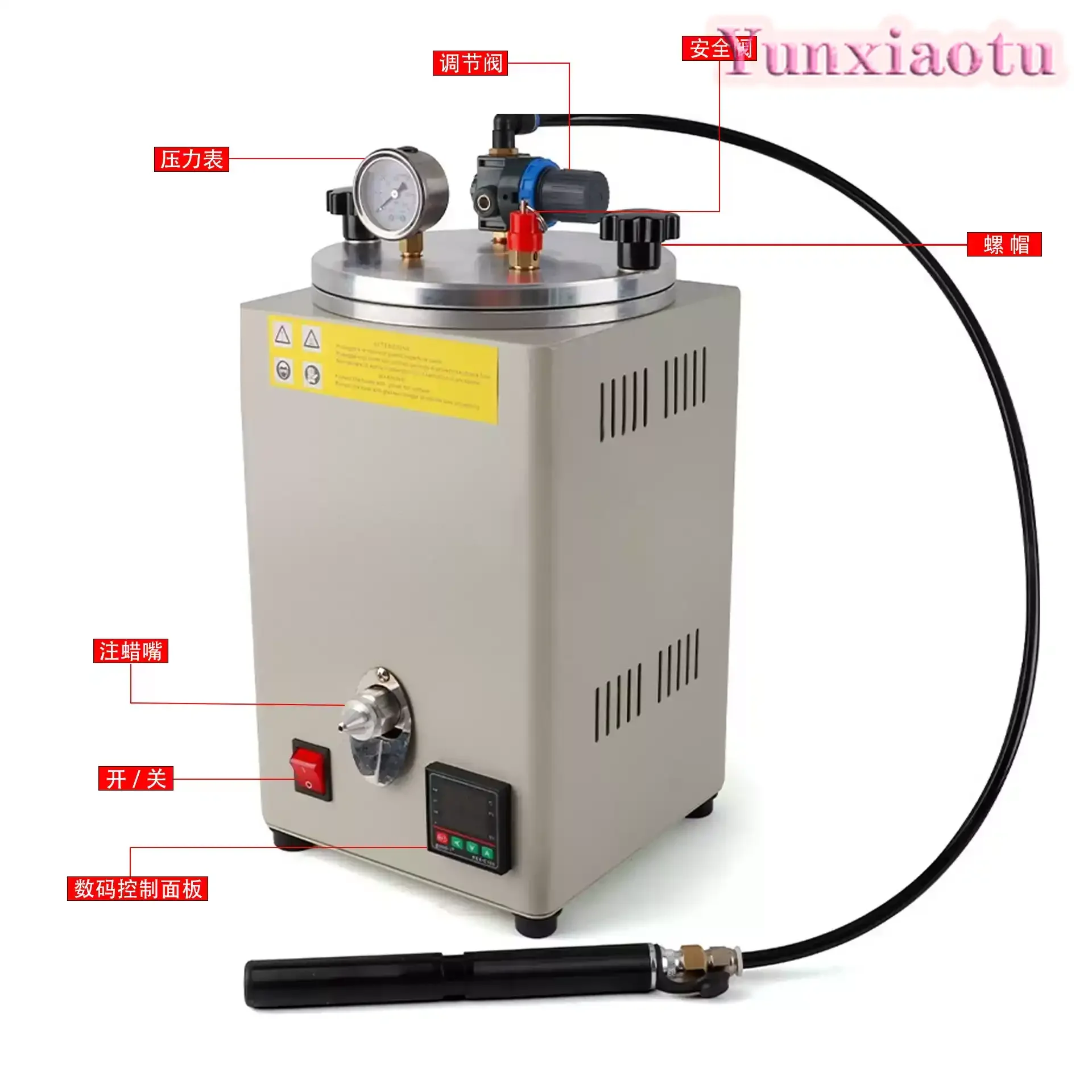 Inflation Wax Digital Vacuum Wax Sprayer for Jewelry Making Small Automatic Wax Injection Machine for Jewelry Tools Machinery