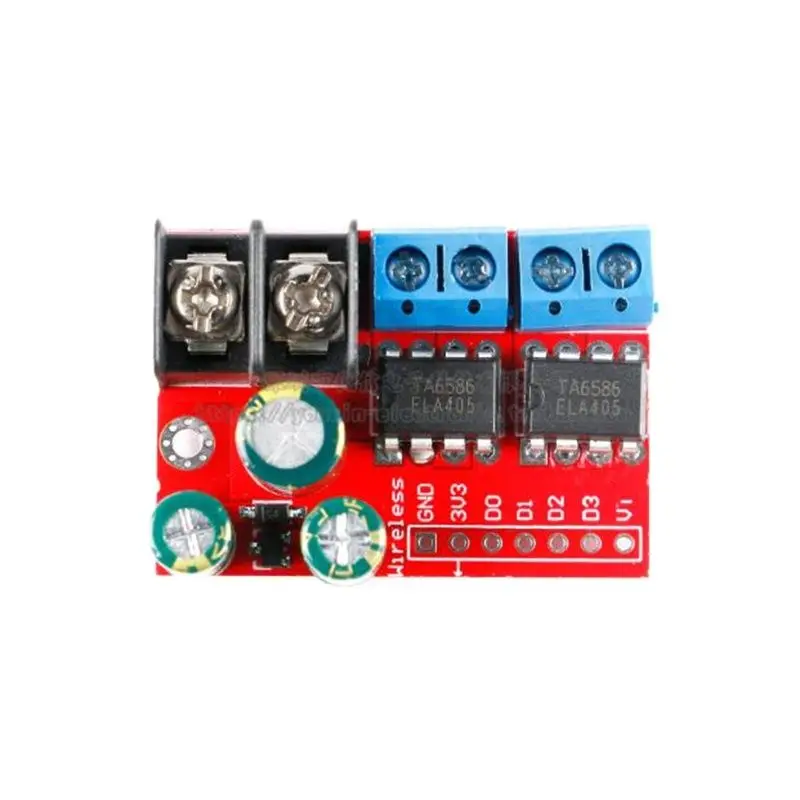 5A Dual Circuit DC Motor Drive Module Can Remotely  Forward and Reverse PWM Speed Control Relay ZK-5AD