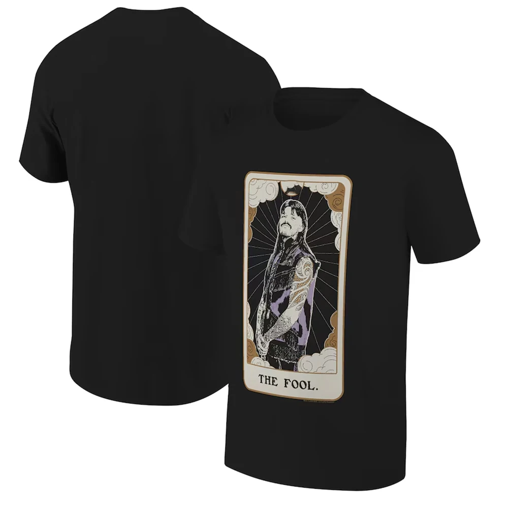 Dominik Mysterio The Fool Tarot Card2025Wrestling Sports T-Shirt Men Hot Sale New Summer Women Short Sleeve Tops Shirts Children