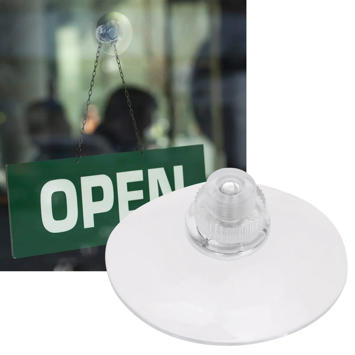 

10Pcs Suction Cup Hooks Transparent Punch-Free Wall Hangers Multifunctional Mini Hangers for Bathroom Kitchen Key Towel Holder