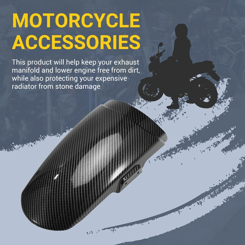 Motoraccessoires Voorwiel Spatbord Spatbescherming Verlengd Spatscherm Voor Drietand 660 2021-2024