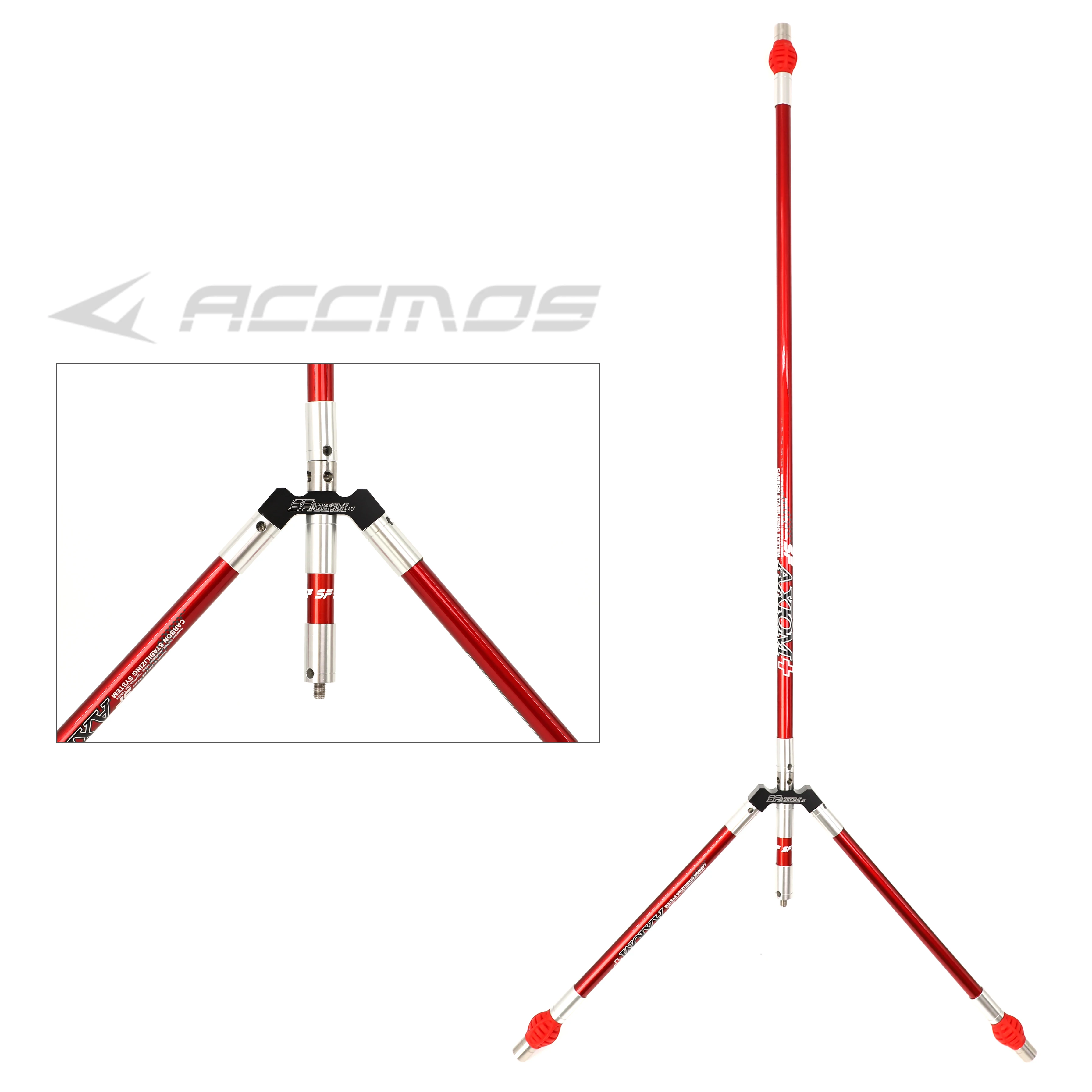 Imagem -05 - Carbon Fiber Recurve Bow Stabilizer Arco Composto Sistema de Estabilização Caça Tiro Tiro com Arco Conjunto 30 sf Axac