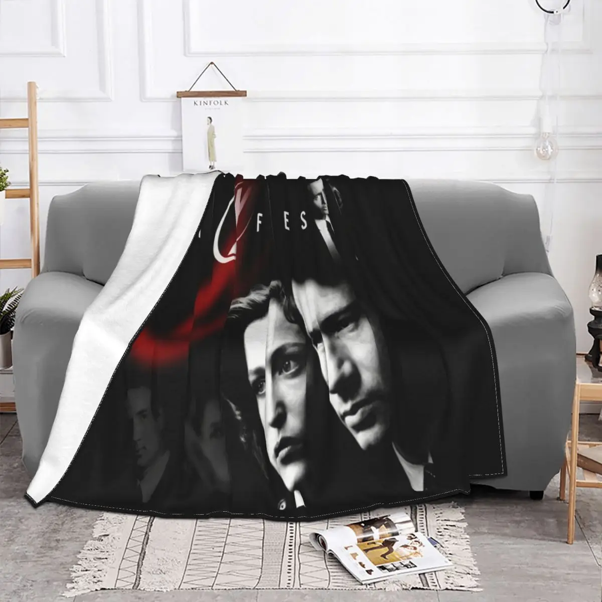 X Files Poster V9 Black S 3Xl Cartoon Character Loose Brand New 2021 Latest Cheap Price Streetwear Novelty Throw Blanket