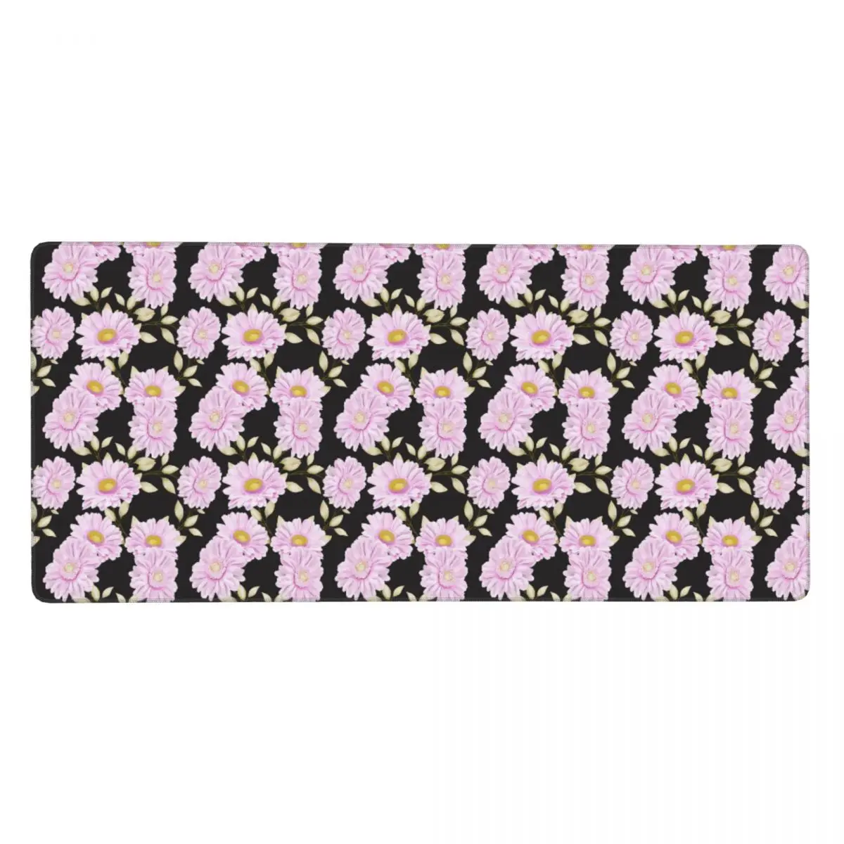 Pink Daisy Floral Pattern Large Mouse Pad Computer Keyboard Mouse Mat Gamer PC Laptop Desk Mat Office Accessories Table Mats