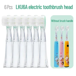 LKU6A children's adaptation brush head, Soft bristles soft hair replacement head