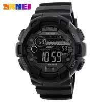 SKMEI 1243 Men Multifunction 5Bar Waterproof PU Strap LED Display Watches Chrono Digital Watch reloj hombre Outdoor Sport Watch