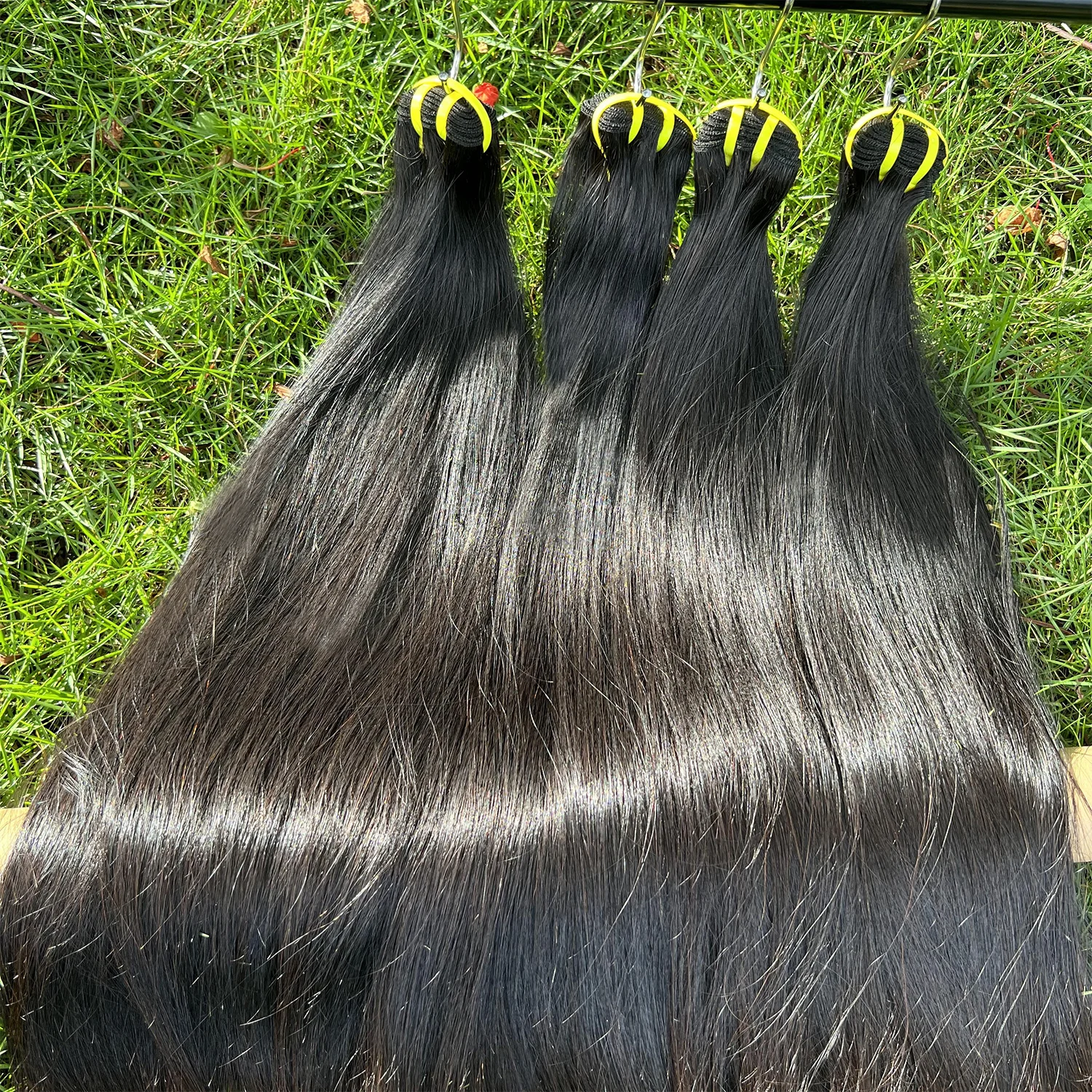 SWANEE STRAIGHT Human Hair Bundles เวียดนามผม Remy Hair EXTENSION Double Weft ขายส่งต่อผม Tissage สําหรับผู้หญิง