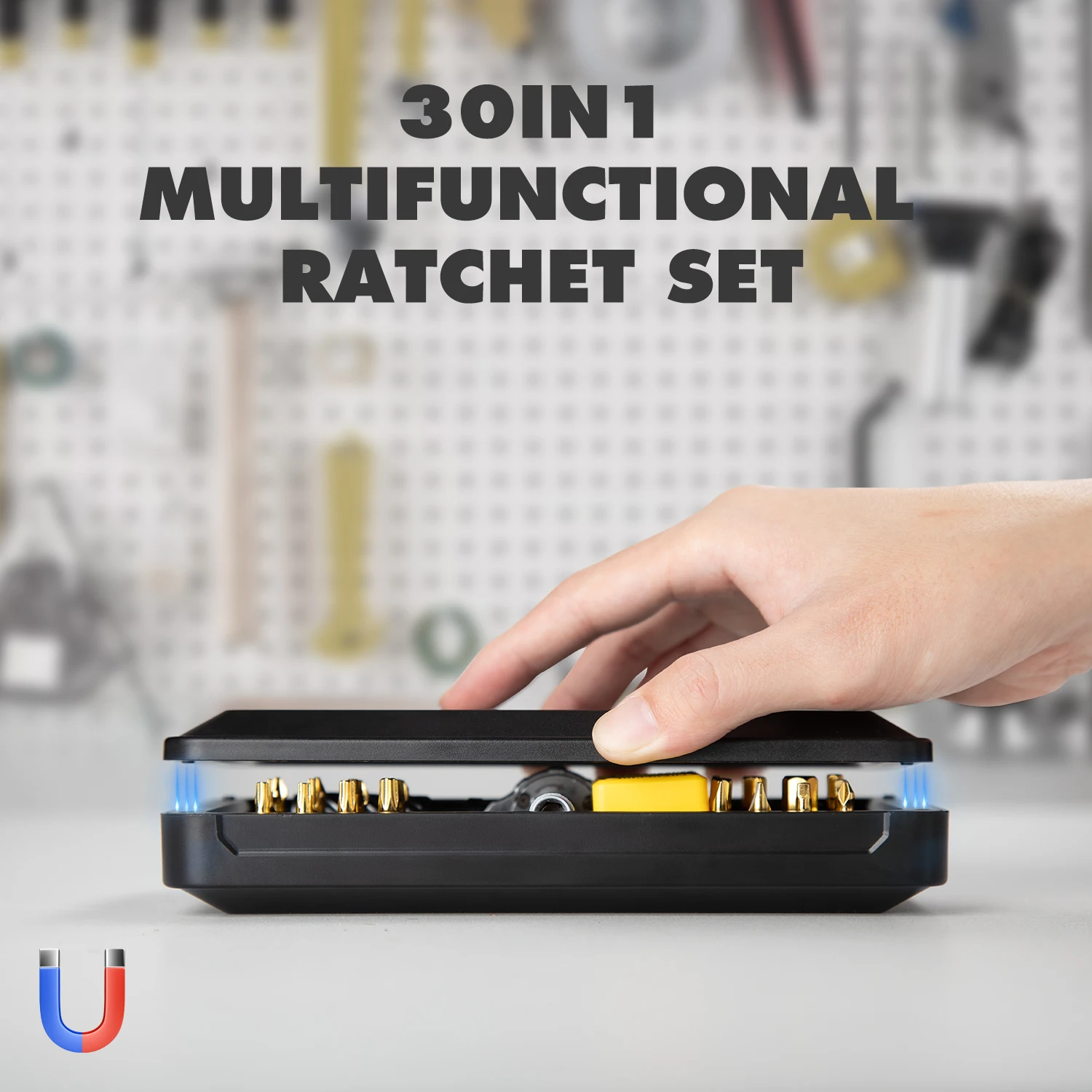 VMAN 24/66/100-in-1 Multifunktions-Ratschenschraubendreher-Set mit Magnetischen Bits Mini-Reparaturwerkzeug-Set Haushaltswerkzeug für PC & iPhone – Detail 27