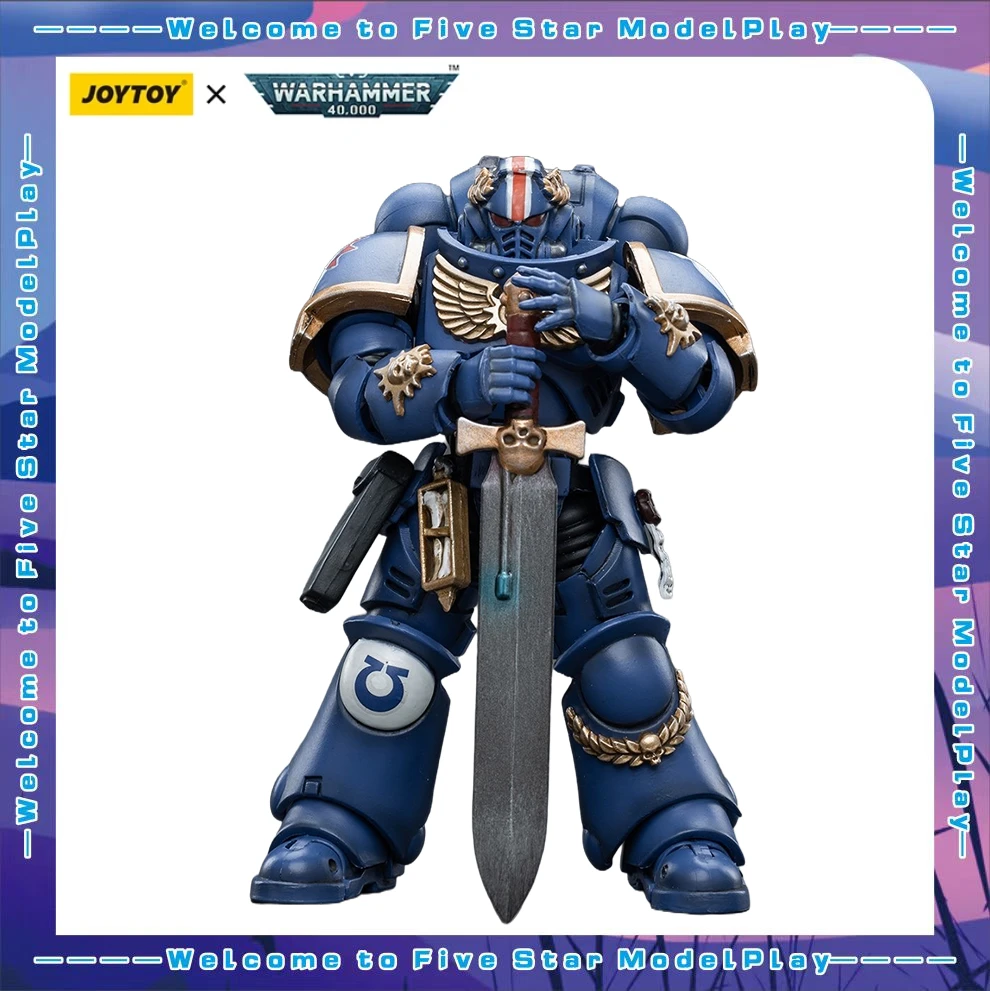 

【FS】 JOYTOY Warhammer 40K Ultramarines Primaris Lieutenant Argaranthe, фигурки в масштабе 1/18, модели, игрушки, подарки, коллекция