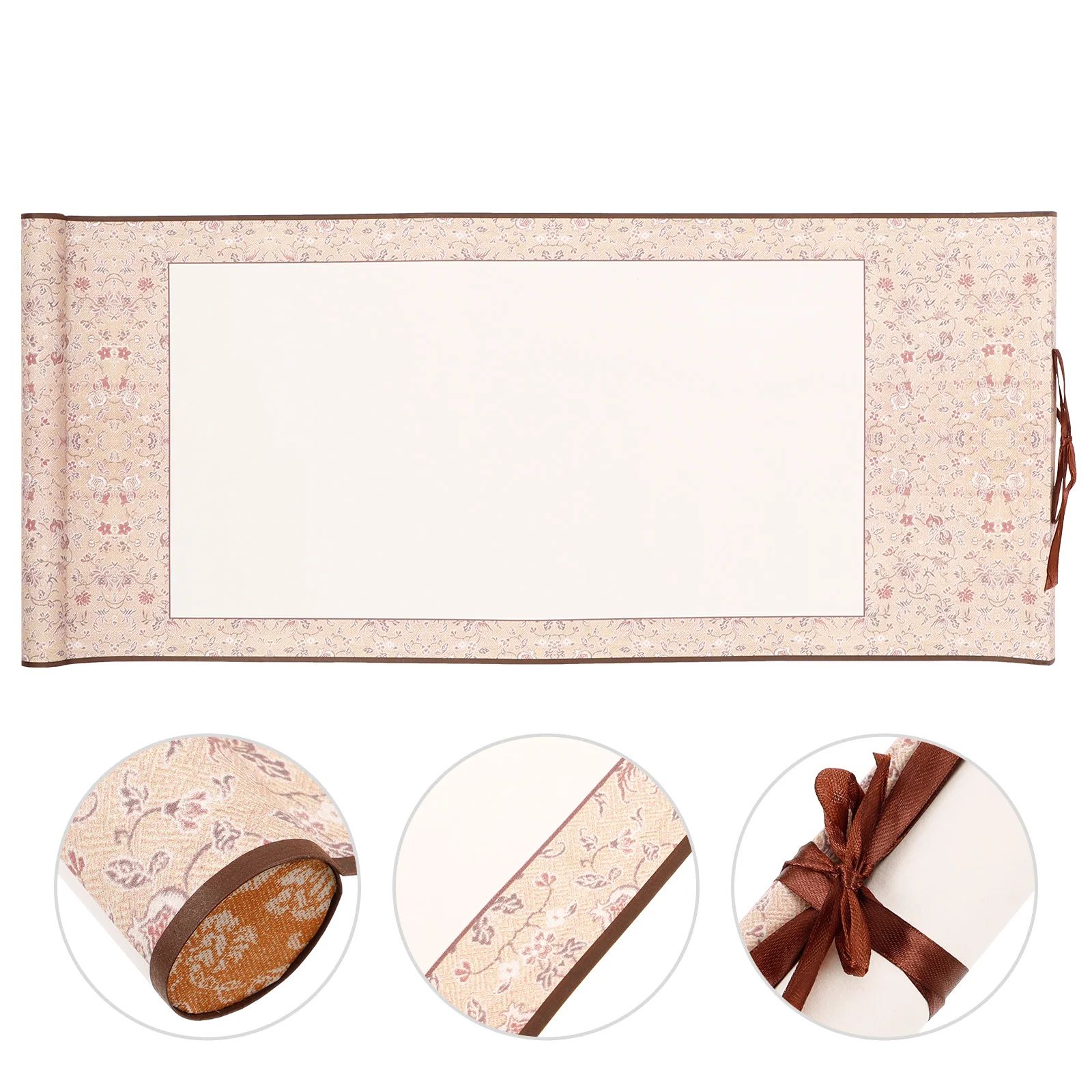 Blank Scroll Drawing Scrolls Paper Chinese Painting Calligraphy Practicing Rice