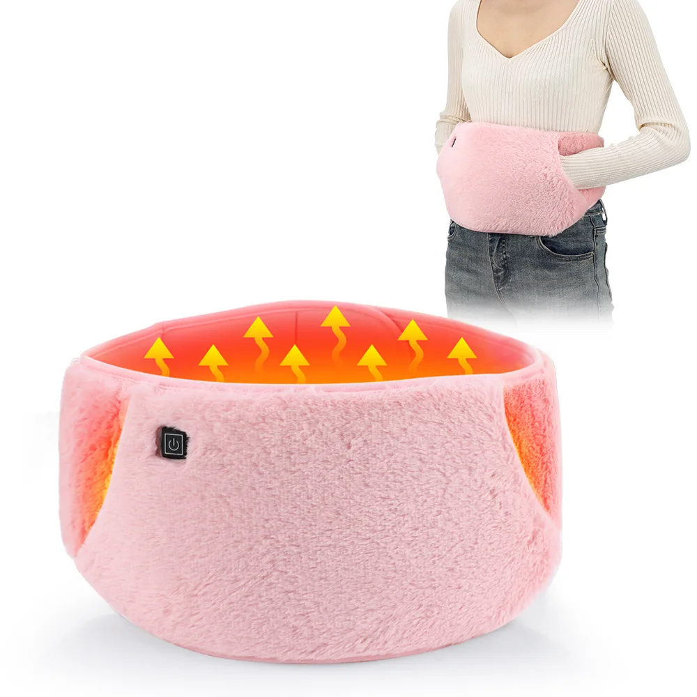 

Electric heating belt warmer abdominal belt multi-functional hand warmer hot compress belt USB model girl's aunt artifact