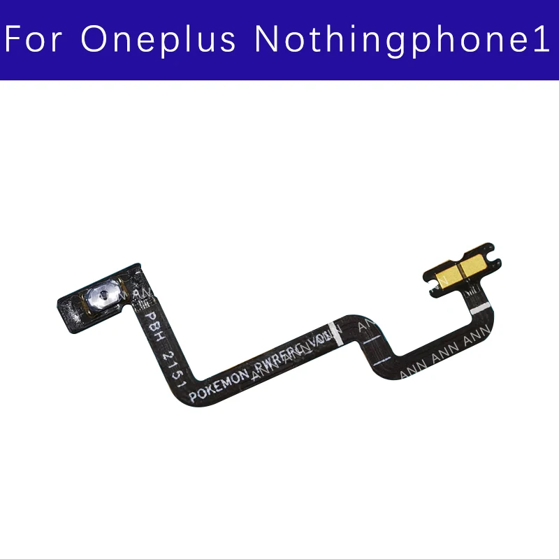 

100% New Button Power Switch On Off Key Ribbon Flex Cable For OnePlus nothingphone1 Replacement Parts