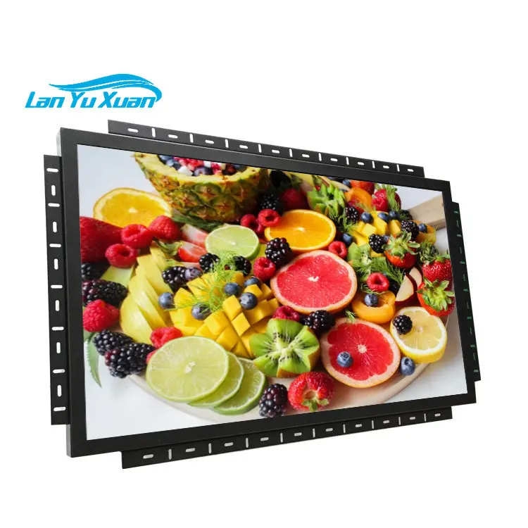 Big Screen Advertising Player Wall Mounted 32 Inch Industrial Metal Case LED LCD Display Touch Screen  Open Frame