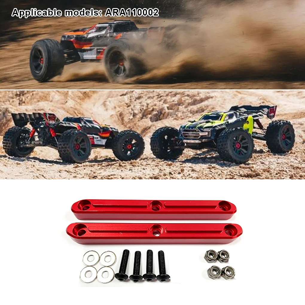 2 SZTUK Szyny dachowe RC ze stopu aluminium Szyny dachowe RC kompatybilne z ARRMA Outcast Kraton 8s 1/5 RC Upgrade Parts