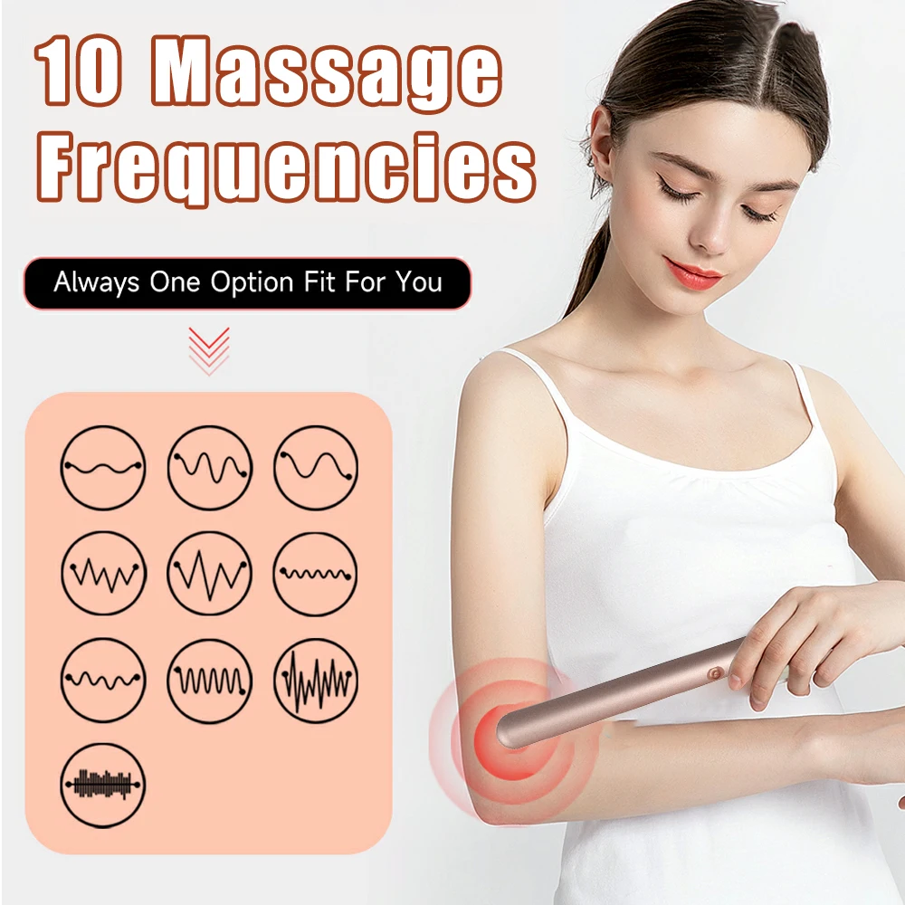 Electronic Acupuncture Pen Multi-Function Meridian Pressing Energy Therapy Energy Pen Acupuncture Point Massager Pain Relieving
