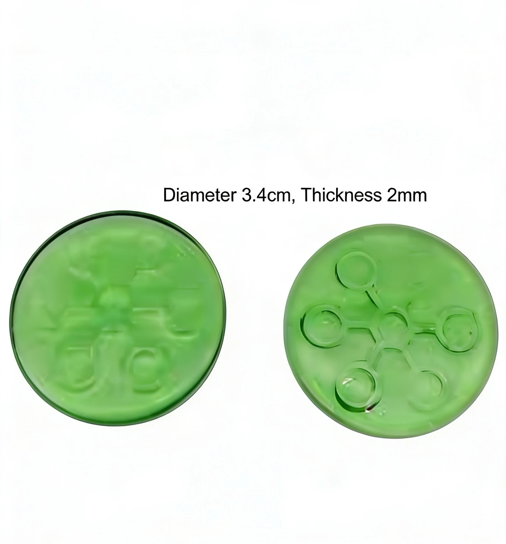 1pc Amezcua Mini Bio Disc Bio Glas Silikon kleine Anhänger Anion Silikon Halskette Unisex Bio Disc Chi Anhänger Halskette – Detail 2