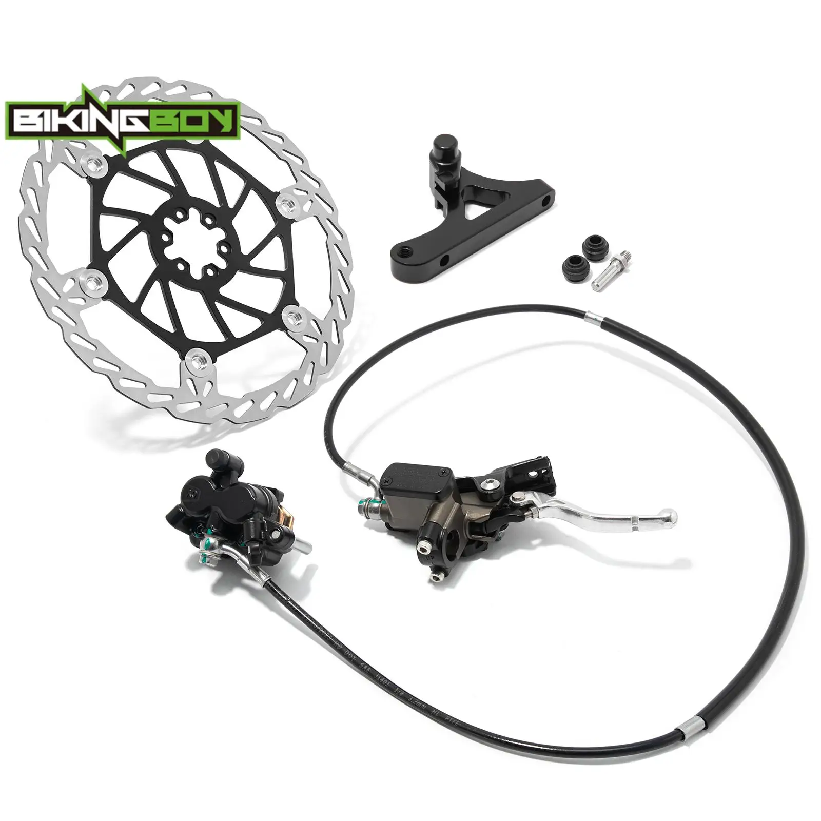 BIKINGBOY For Surron Light Bee X Sur-ron LBX Front Brake Kit - Brake Lever + Brake Rotor Disc + Brake Caliper Electric Dirt MX