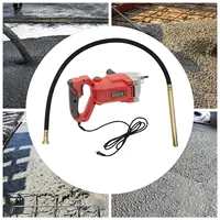 1100W 160Hz Electric Concrete Vibrator 2m Rod CE Certified IPX4 17.2lbs for High-Rise Construction Bridge Dam