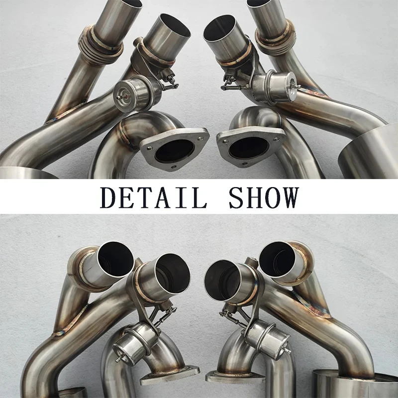 High Peormance Modified Exhaust Pipe  Catback Muffler for  997.1  997.2