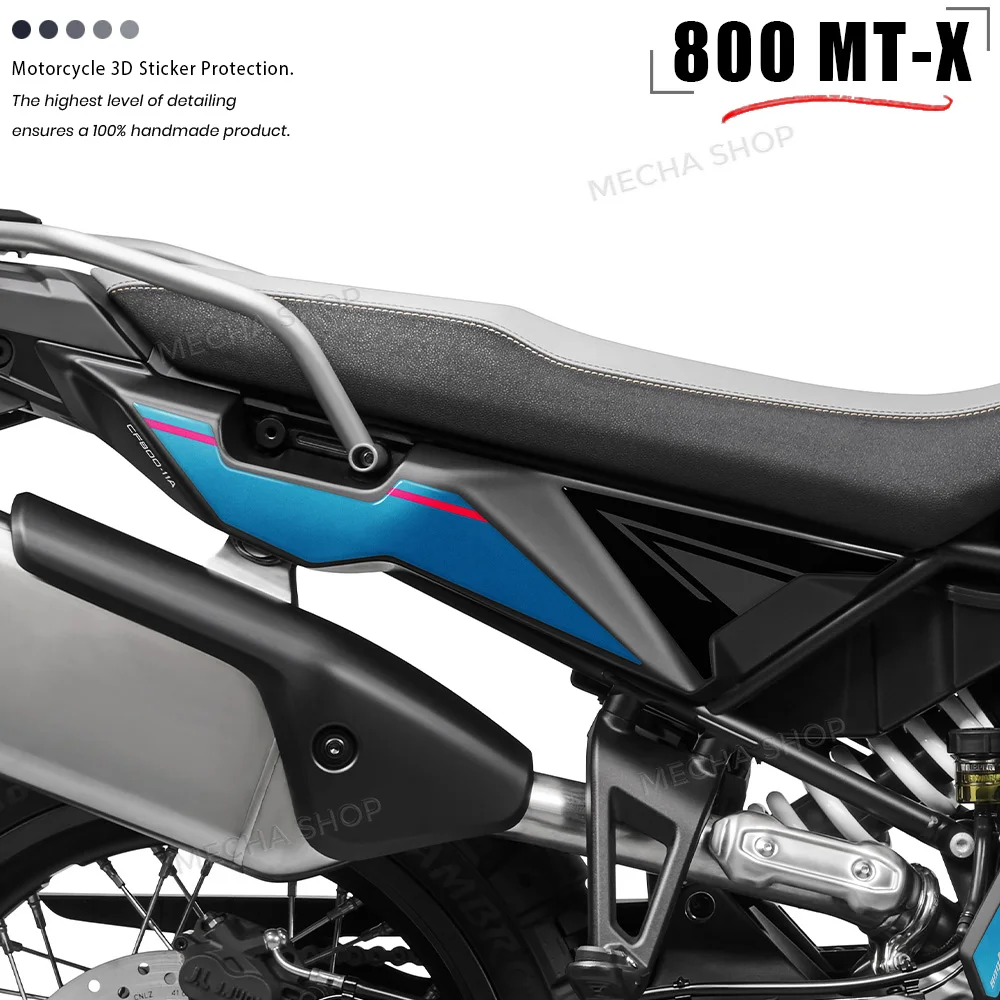 800Mtx Accessories 3D Epoxy Decal For CFMoto 800 MT-X 2025 - 800MT-X Under-Saddle Protector Sticker