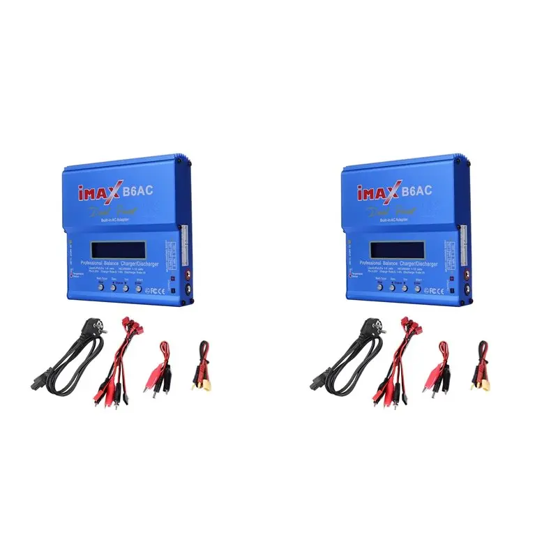 【anniversary-sale】2x-for-imax-b6ac-80w-rc-balance-xt60-cable-digital-li-life-nimh-nicd-pb-lipo-battery-discharger-eu