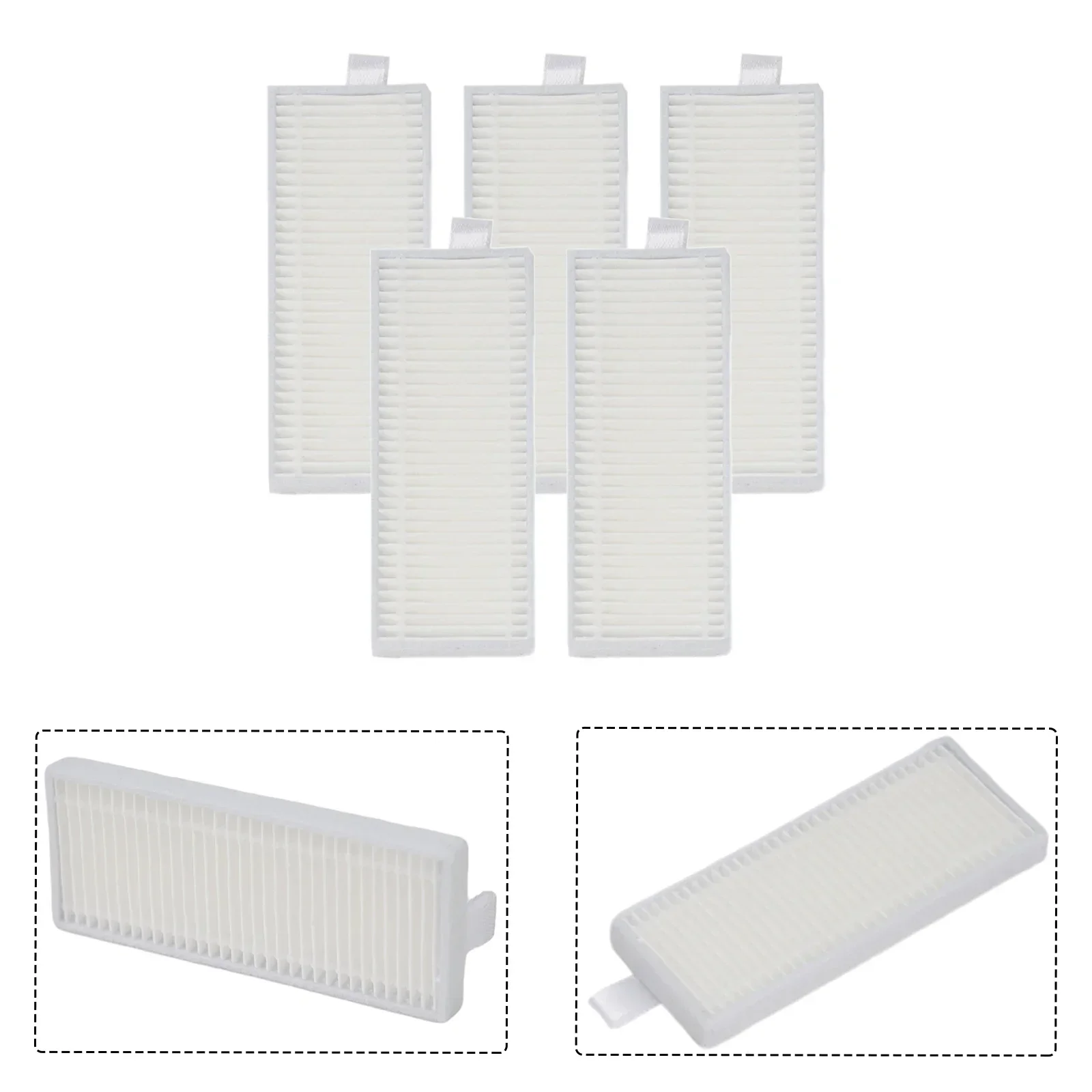 5pcs Filter For HONOR Robot Cleaner R2 Vacuum Cleaner Sweeper Accessories Vacuum Replacement Filter Keep Clean Household Filter