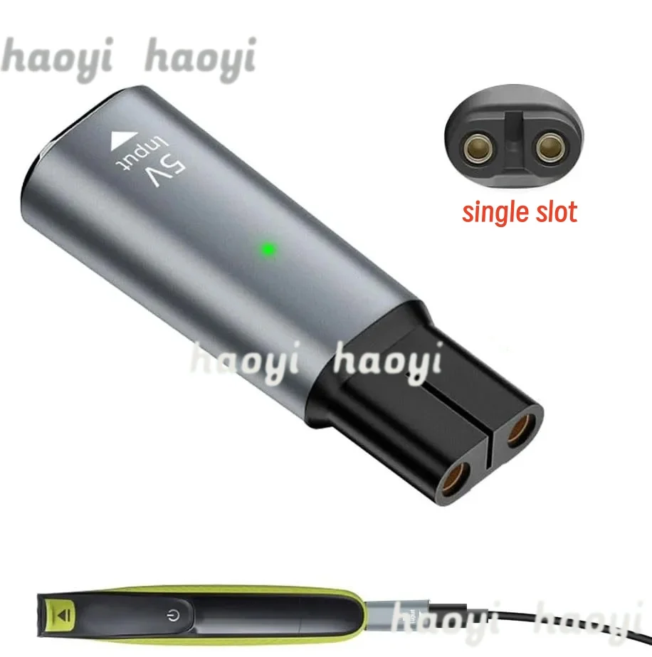 

5V Type-C Shaver Adapter Charger Converter for OneBlade QP2724 QP2834 QP1424 QP1924 QP4631 Beard Trimmer