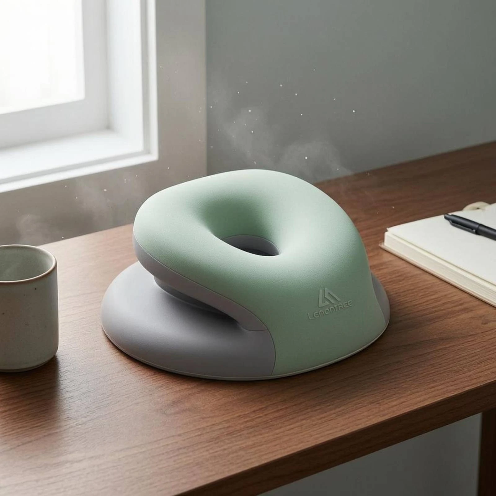 

Double-Layer Rest Pillow Raised Edge Encircling Support Pillow Rest Cushion Soft Even Surface for Classroom