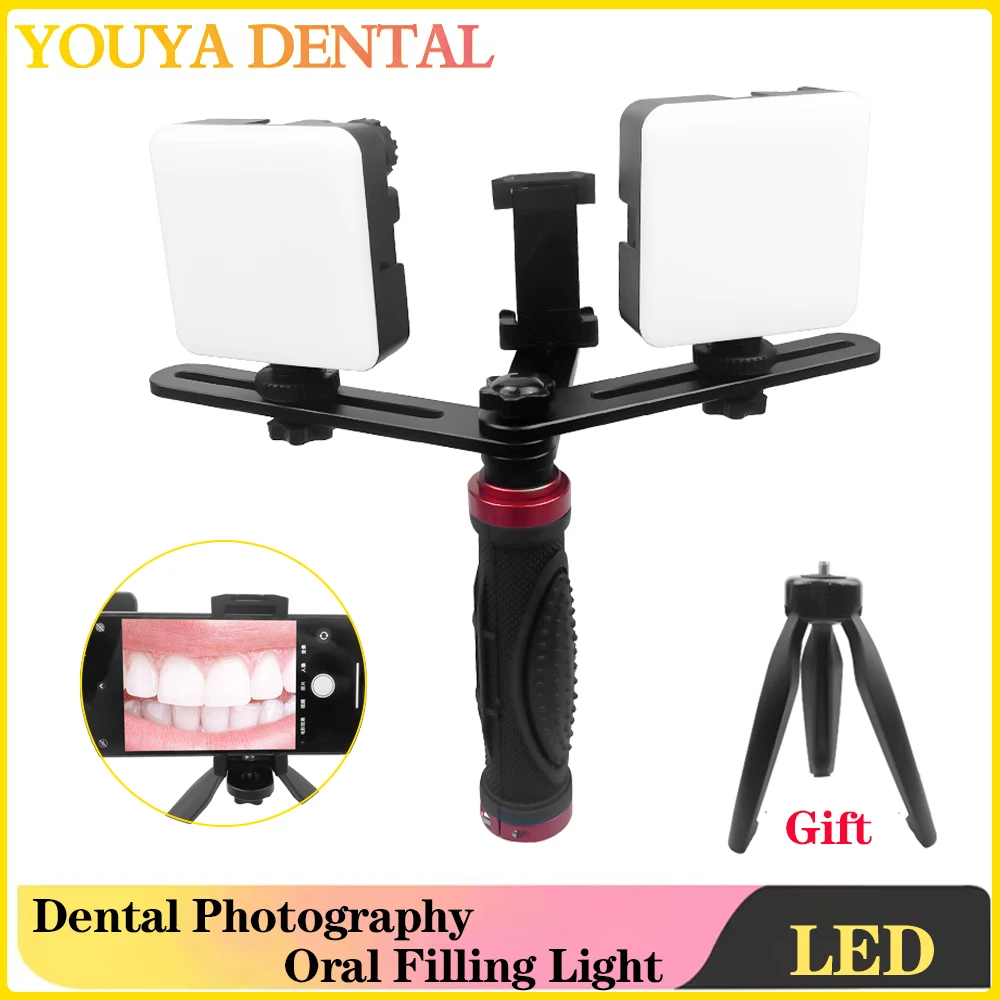 LED Dental Photography For Dentist Treatment Mobile Phone Flashlight Lighting Clinic Oral Filling Light Intraoral Filling Lamp