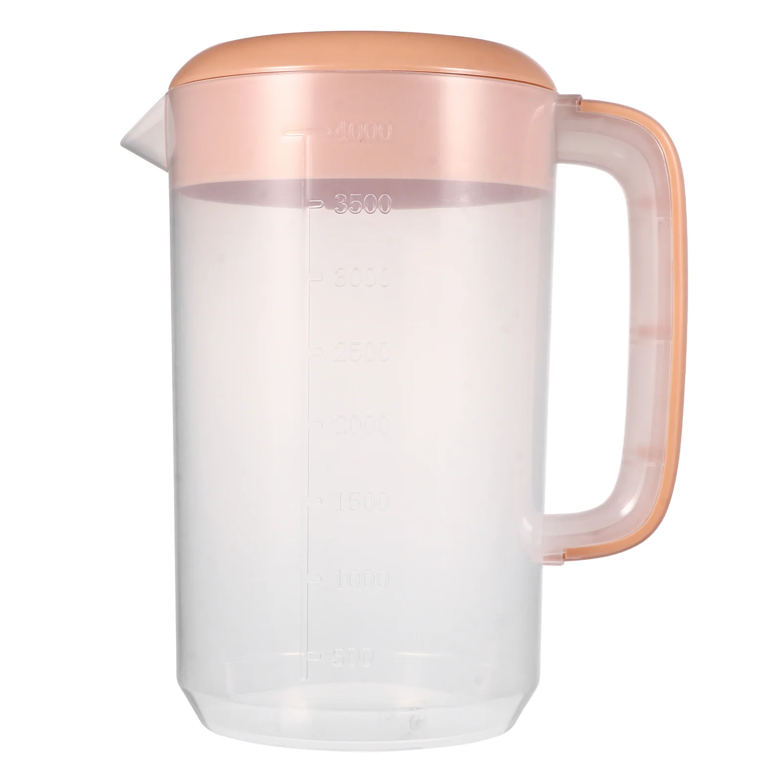 

Cold Water Bottle Juice Pitcher Tea Kettle with Scale Jug Durable Plastic Beverage