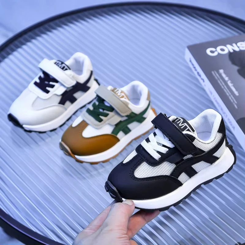 

Spring and autumn new little girls leisure all mesh surface breathable father shoes boy soft sole leisure running shoes