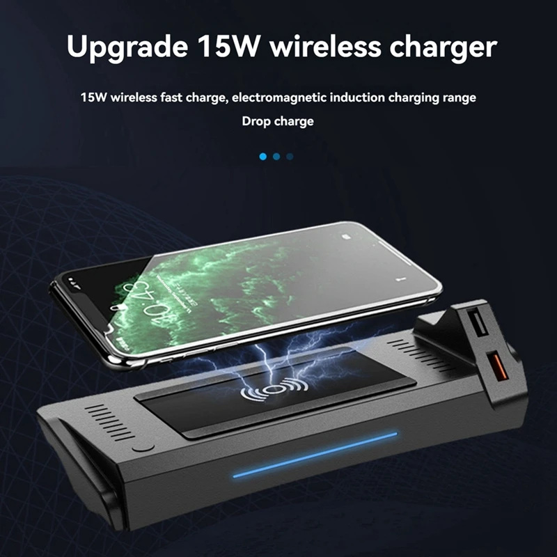 Well-15W Fast Phone Holder Charging Car Wireless Charger For  A4L A5 2017-2023 Accessories Trim