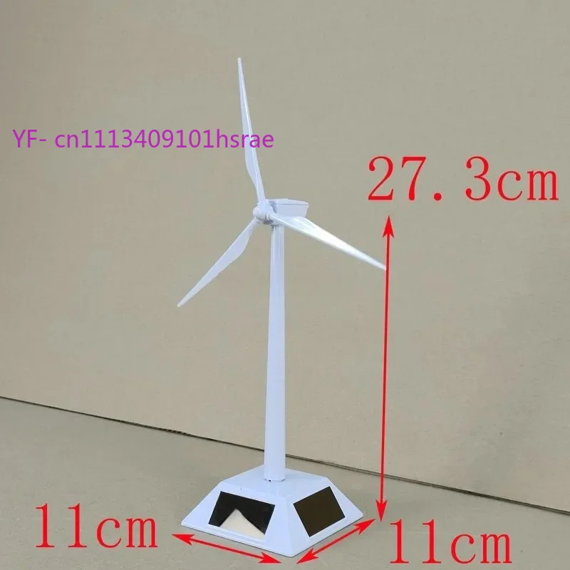 Solar Wind Turbine Model Educational Science Experiment Kit Desktop Decor for Kids