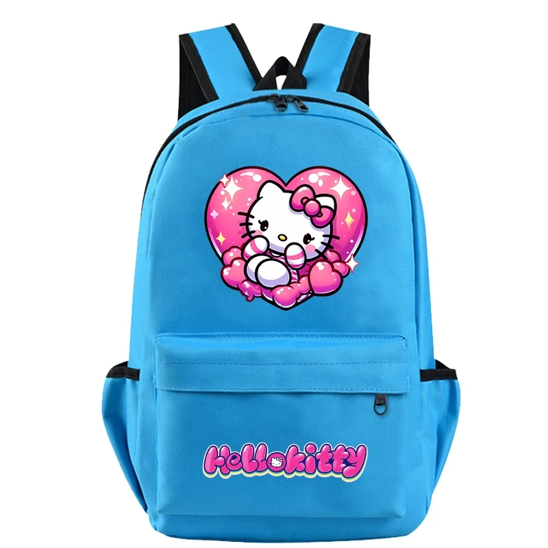 Hello Kitty Backpack for Boy Girl Back To Schoolbag Large Capacity Backpack Bookbag for Kid Men Women Leisure Travel Bag Mochila