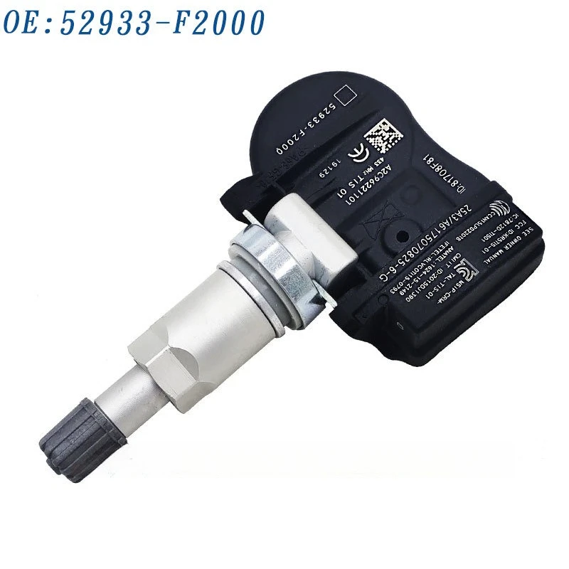 

52933-F2000 52933F2000 4pcs tpms Tire Pressure Sensor for Hyundai Kia For ​Hyundai Kona Santa ​Kia Niro Optima Sportage