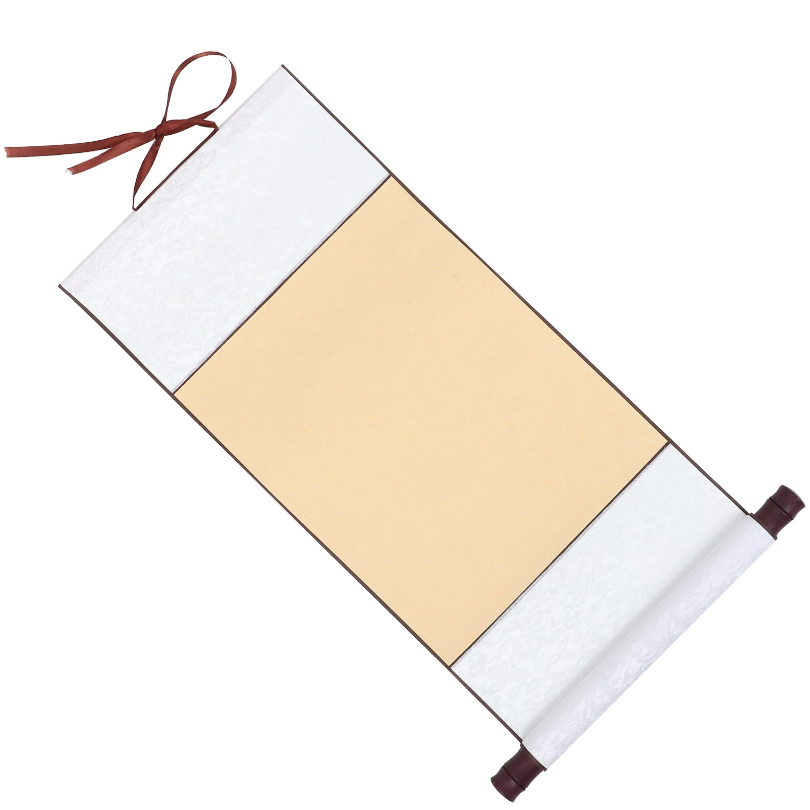 

Chinese Xuan Paper Blank Hanging Scroll Compact Storage Calligraphy Practicing Paper Service Life Suitable For Ink Use